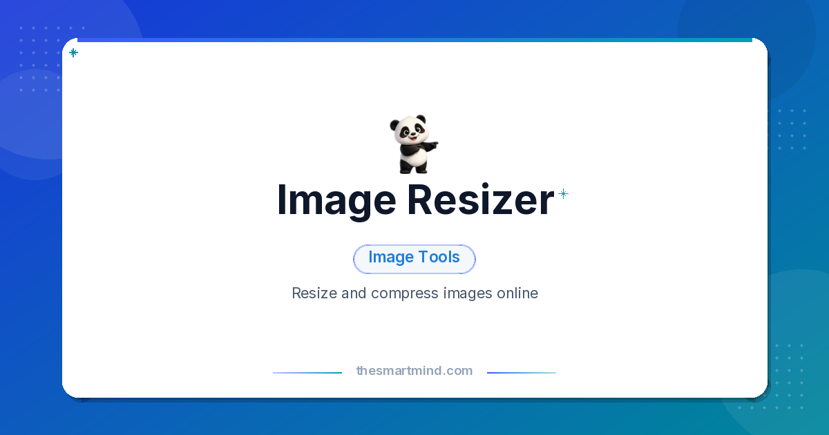 Image Resizer | TheSmartMind