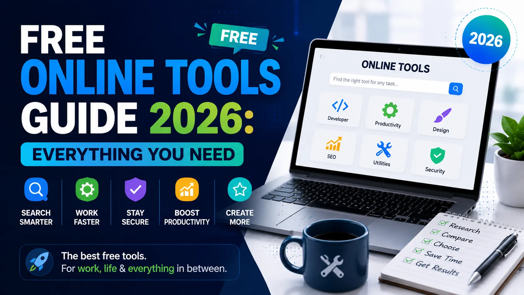 Free Online Tools Guide 2026: Everything You Need