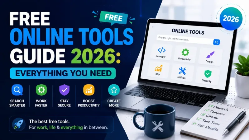 Free Online Tools Guide 2026: Everything You Need