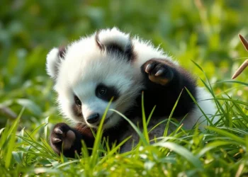 The Tiny Baby Panda