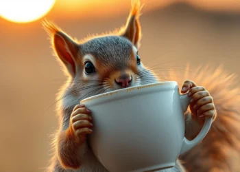 The Squirrel With a Big Mug